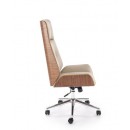 Кресло компьютерное HALMAR WEBSTER бежевый/орех